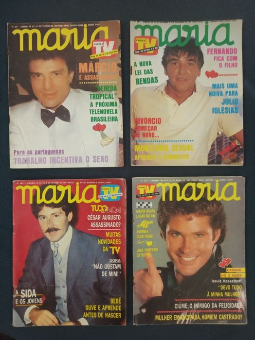 Revistas MARIA ( 32 ) anos 80 e 90 - antigas