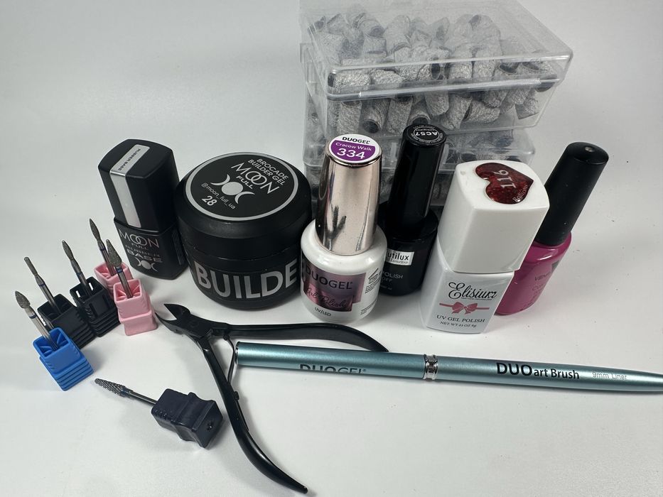 Zel baza lakiery zestaw frezy