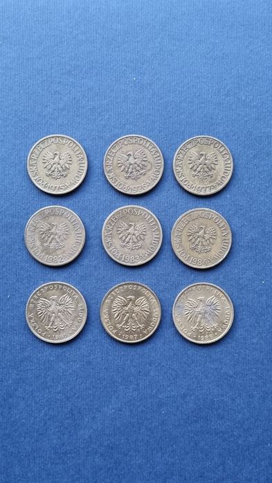 Monety 5 zł PRL  różne roczniki