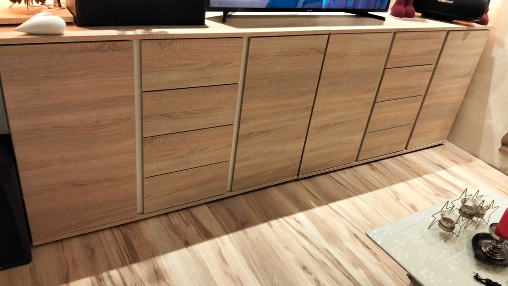 dwie komody i szafa sonoma transport