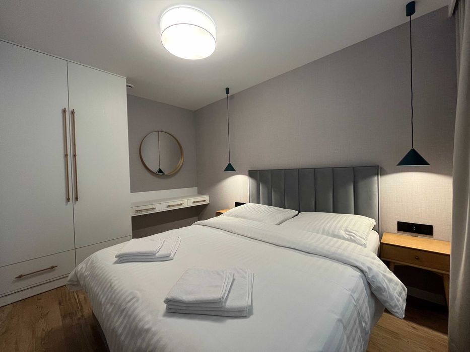 Mazury - apartamenty 4-6 os. sauna  jacuzzi jezioro plaża łowisko las