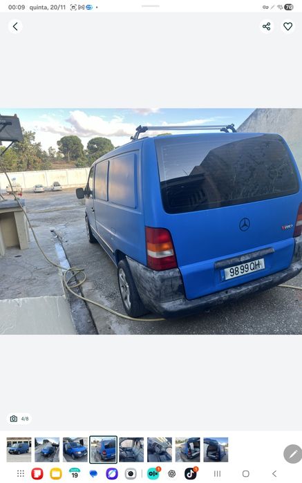 Mala porta traseira única tailgate de Vito w638