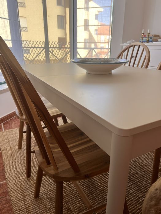TONSTAD Dining Table (€195) & SKOGSTA Chairs (€40x4) Looking for a New Home - as NEW