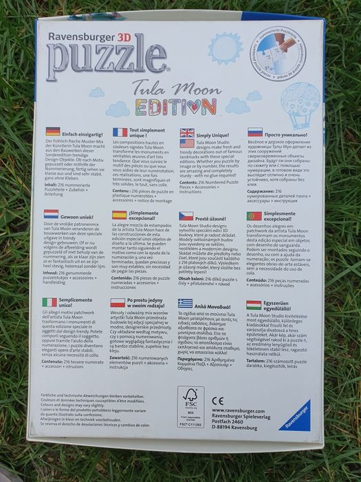 Puzzle 3D wieża Eiffla