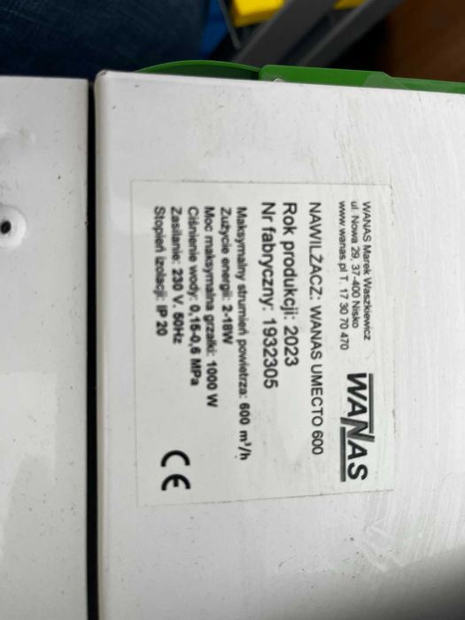 Nawilżacz WANAS Umteco 600