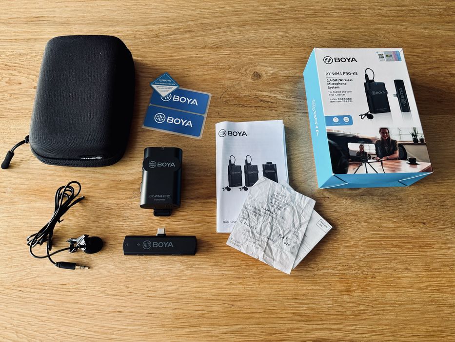 Mikrofon profesjonalny BOYA BY-WM4 Pro nowy YouTube Podcast jak DJI