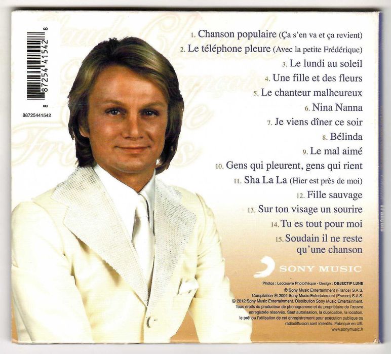 Claude François - Les Plus Belles Chansons [CD] [Francja]