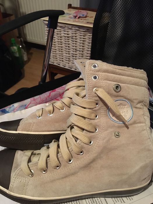 Buty trampki ocieplane