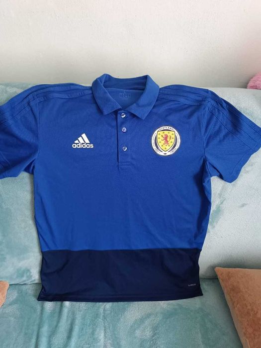 Футбольна футболка. Оригінальне Футбольне поло Адідас adidas Шотландія