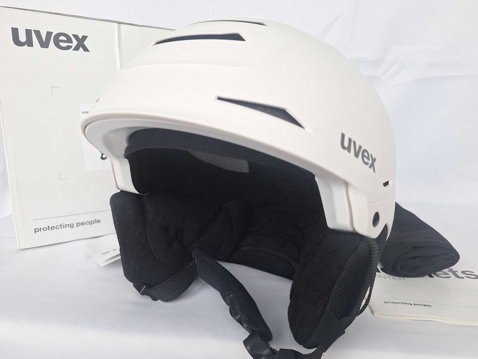 Kask narciarski UVEX Legend 2.0 White Black Mat L 59-62cm