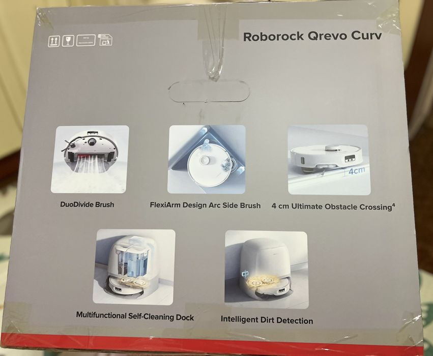 Odkurzacz robot sprzątający ROBOROCK Qrevo Curv Biały