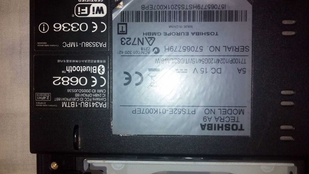 TOSHIBA LAPTOP OPERATING WITH ISSUES64738537721731124