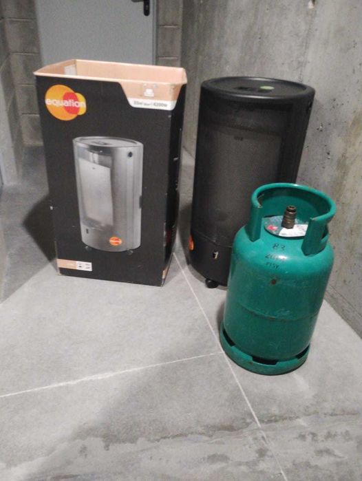 Aquecedor a gás EQUATION CHIC PRETO (com botija BP inclusa) + Manual de instruções