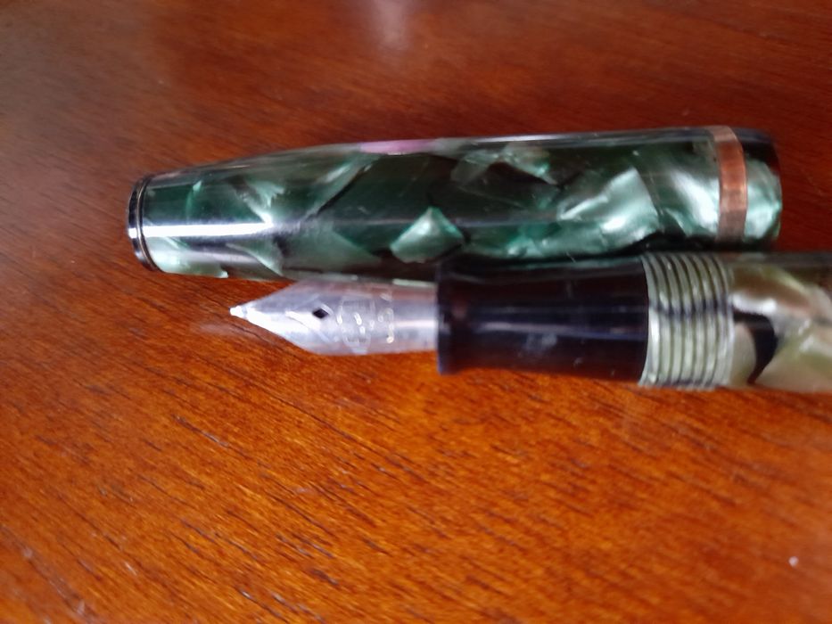 Caneta Verde de Tinta Permanente