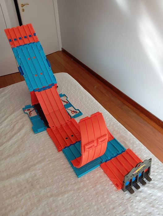 Pista Hotwheels Track Builder Crate original em excelente estado