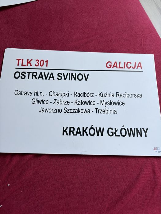 Tablica relacyjna/kierunkowa pkp intercity