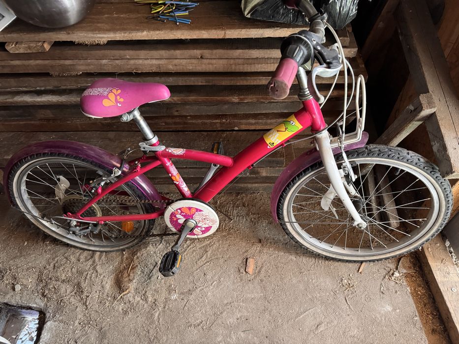 Rower dla dziewczynki rozowy