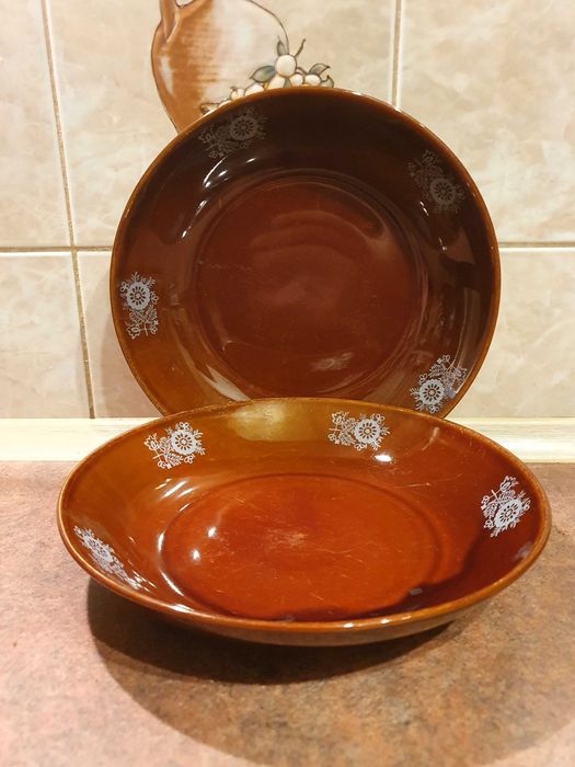 Talerze  głębokie  PRUSZKÓW,  2  szt,  22,5  cm
