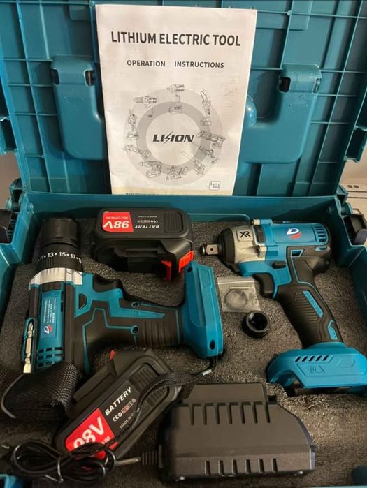 Conjunto maquinas/ furar com martelo e impacto