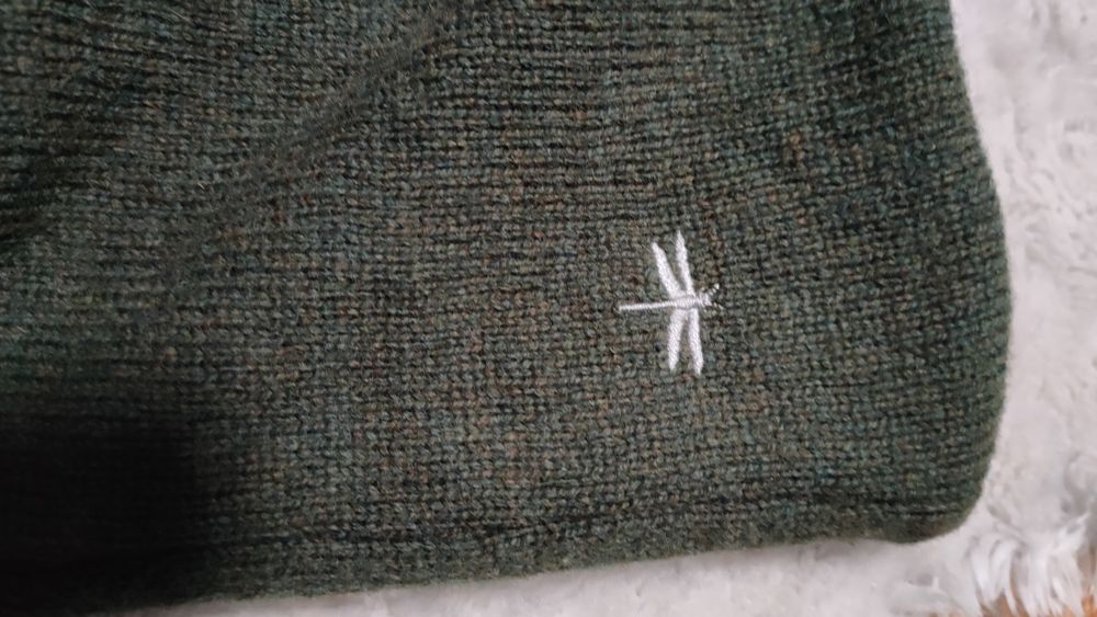 Zestaw czapka komin rękawiczki wełna 3-4 lata Laannaland