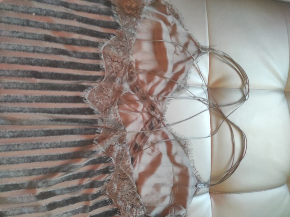 Top Zara veludo tamanho L