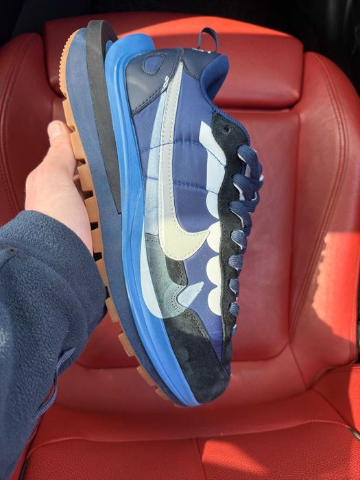 (ОПЛАТА ПІСЛЯ ОГЛЯДУ)Nike x Sacai VaporWaffle Blue Brown Найк х Сакай