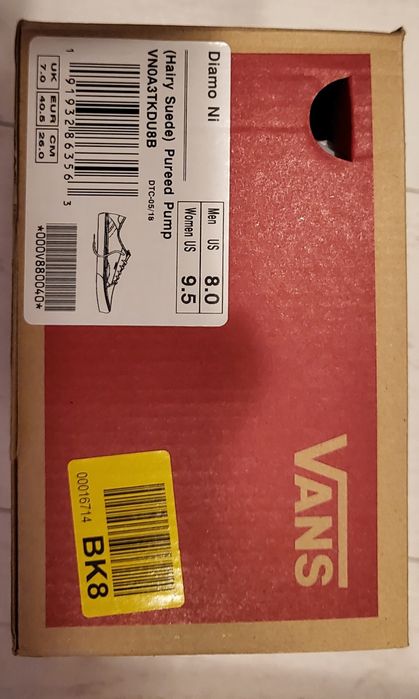 Sneakersy Vans (skóra zamszowa)