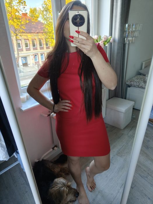 Czerwona sukienka mohito S