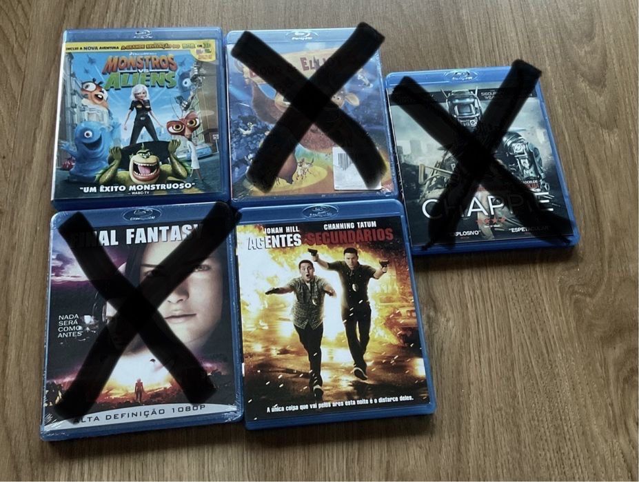 Blu rays steelbook + DVDs