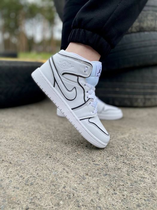 Buty Nike Air Jordan 1 Mid Iridescent White 36-40 damskie trampki