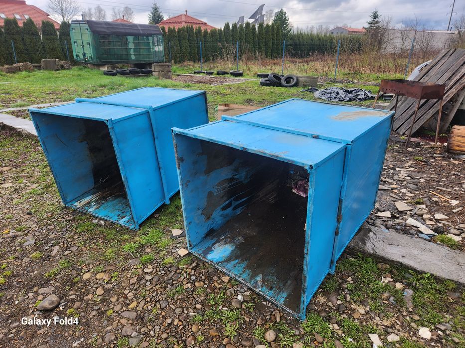 Мусорні баки металеві 90×90×120