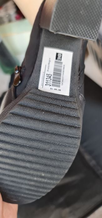 Botas pretas Tamanho 38