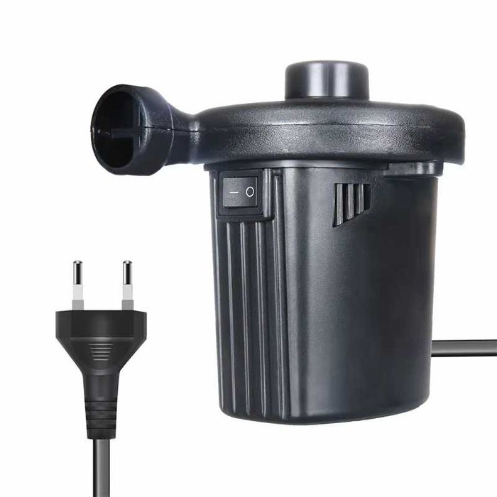 Bomba de ar portátil p colchão campo tomada 220v carro insuflavel NOVO
