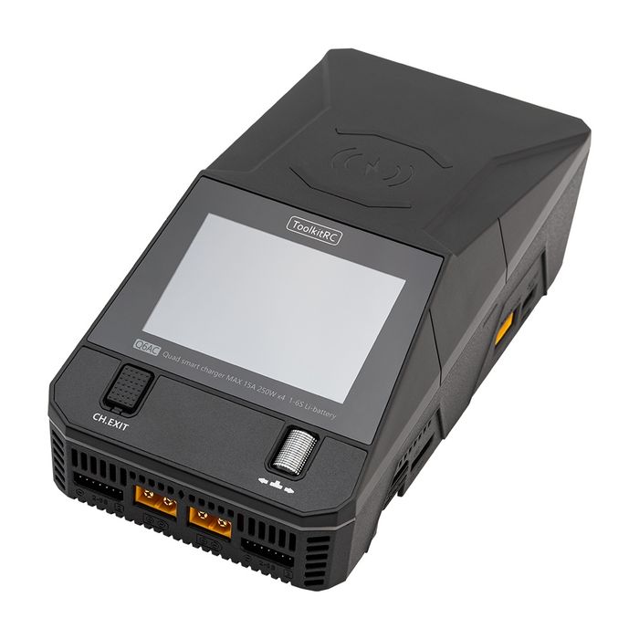 Toolkitrc Q6AC зарядний пристрій 4 порти до 6s з блоком живлення