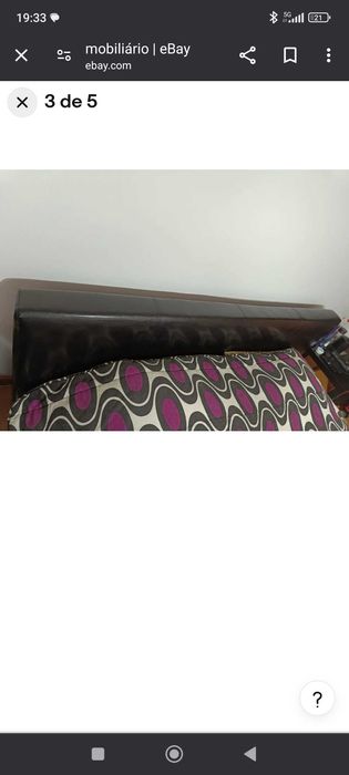Cama de Casal e mesas de apoio - bom estado