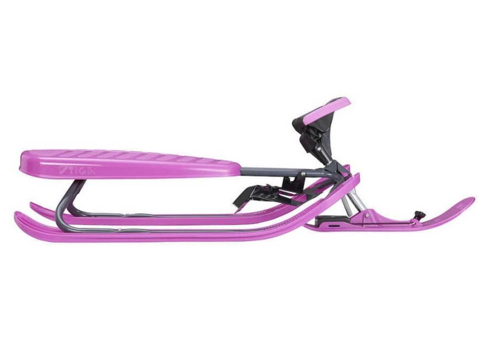 Nartosanki STIGA Snowracer PRO kierownica hamulec zwijacz sznurka pink