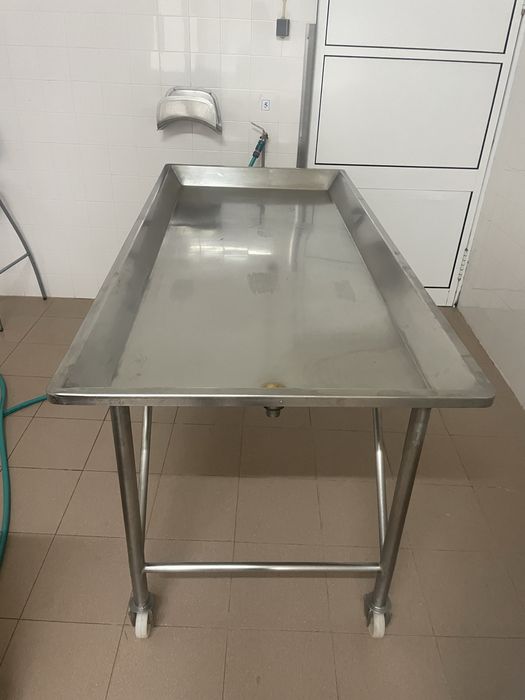 Bancada de enchimento - Aço inoxidável reforçado