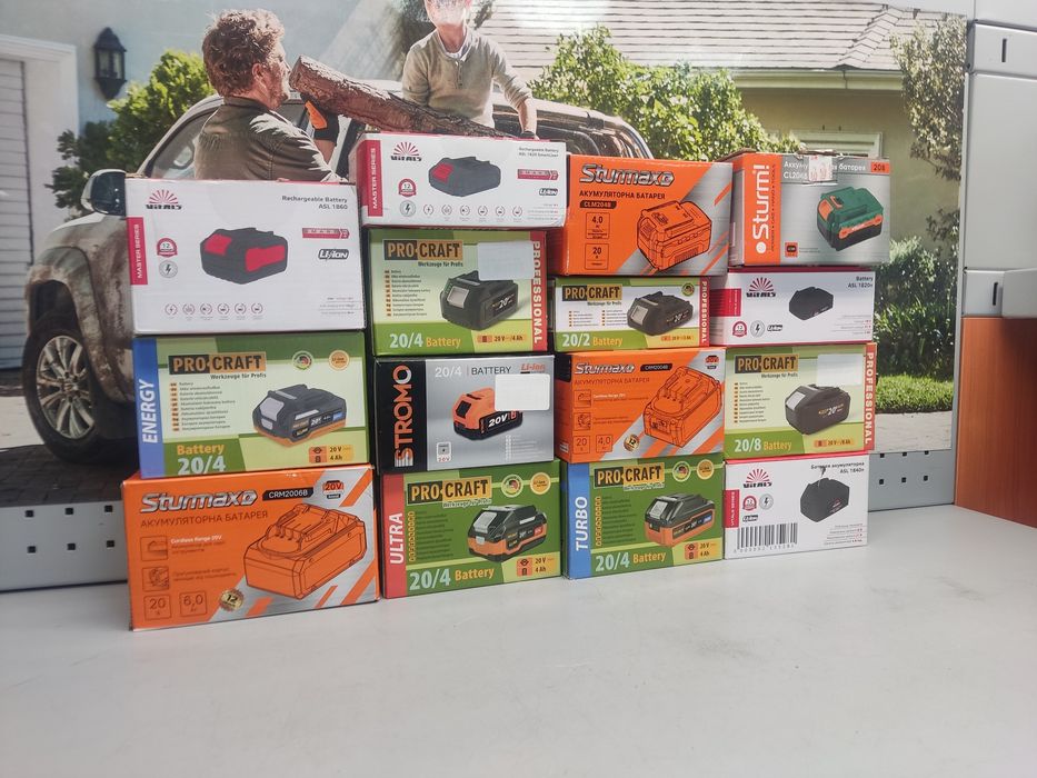 Акумуляторна батарея Procraft Battery20/8 MAX (20В, 8Ач)