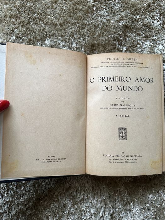 Livro o Primeiro Amor do Mundo