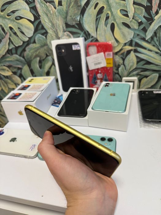 iPhone 11 128GB Neverlock Айфон 11 128ГБ Жовтий 100%акб TradeIN Вибір