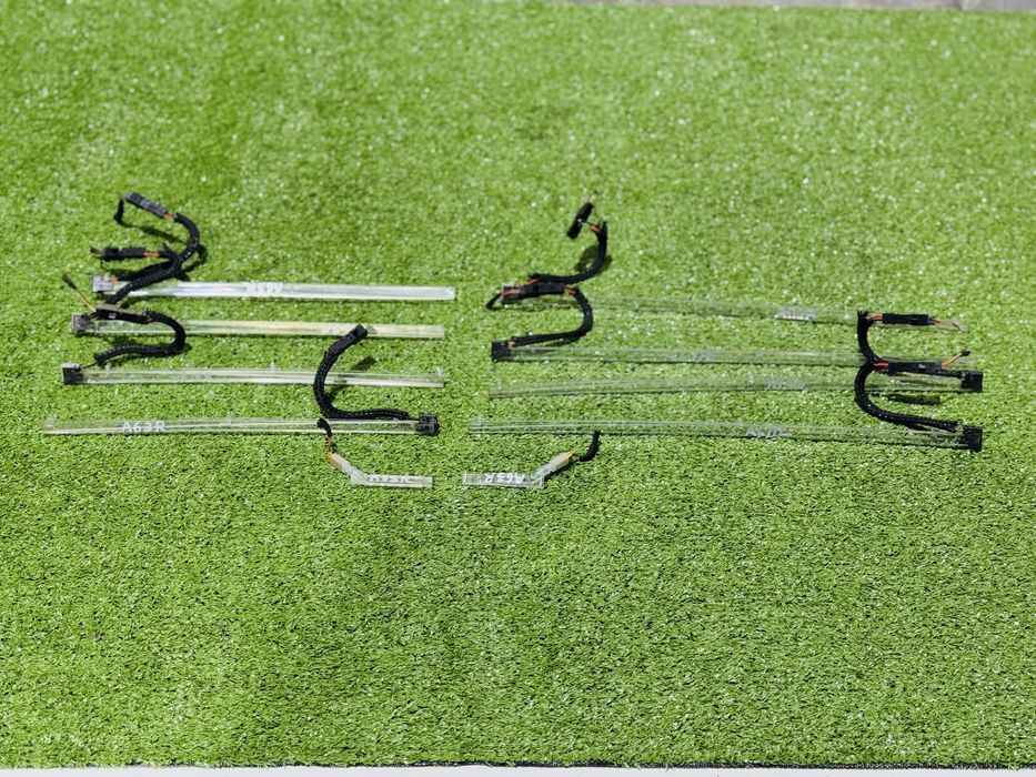 Підсвітка в карти дверей салона Ауді А6 С6 перід зад Audi A6 C6 шрот