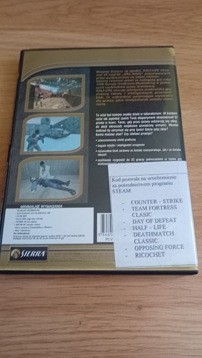 Half-Life pc cd-rom gra