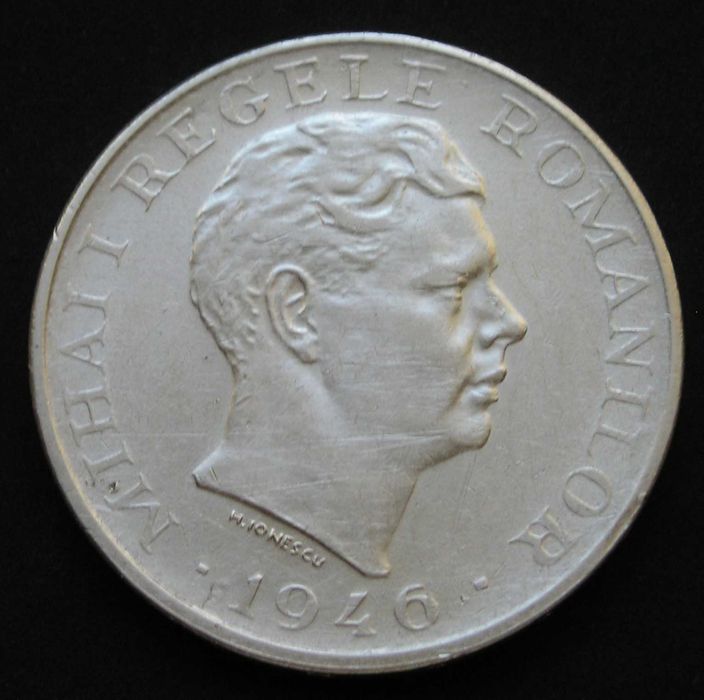 Rumunia 100000 lei 1946 - król Michał - srebro