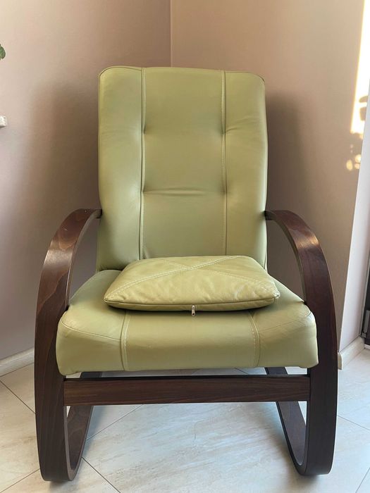 fotel bujany, krzesło bujane, finka 2 szt