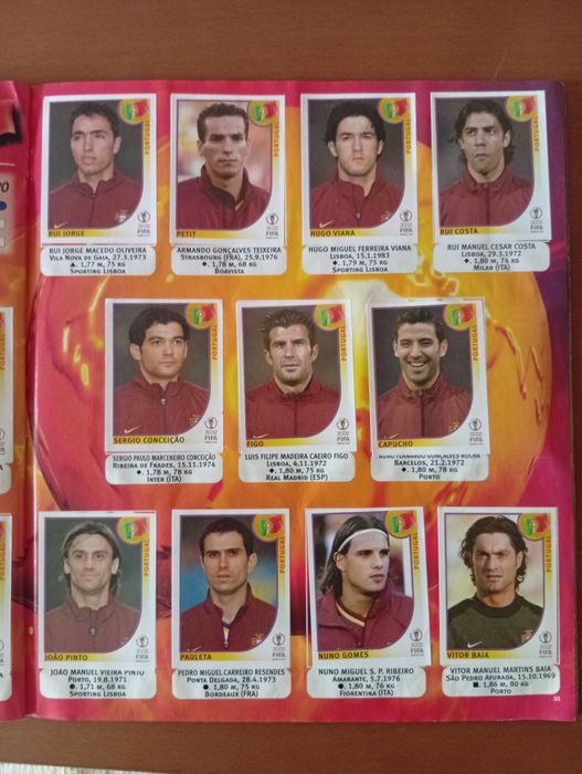 Caderneta Panini Mundial 2002 – Edição Rara- como nova – Japão/Coreia