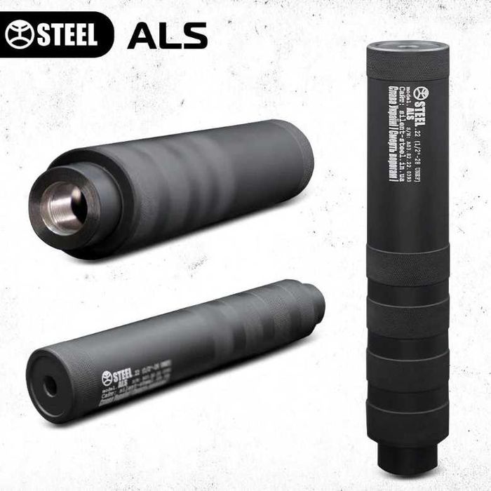 Саундмодератор глушник ALS .22 LR від тм STEEL