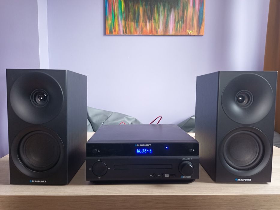 Blaupunkt MS30BT – mini wieża audio, czarna, stan bardzo dobry