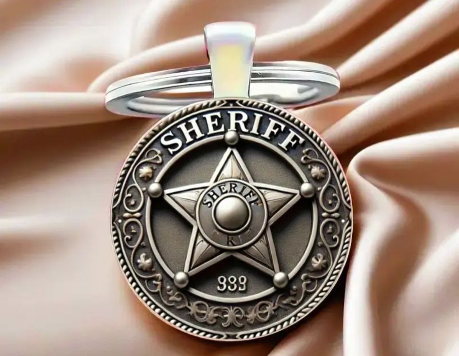 Nowy brelok Sheriff USA Kowbojski Donald Trump