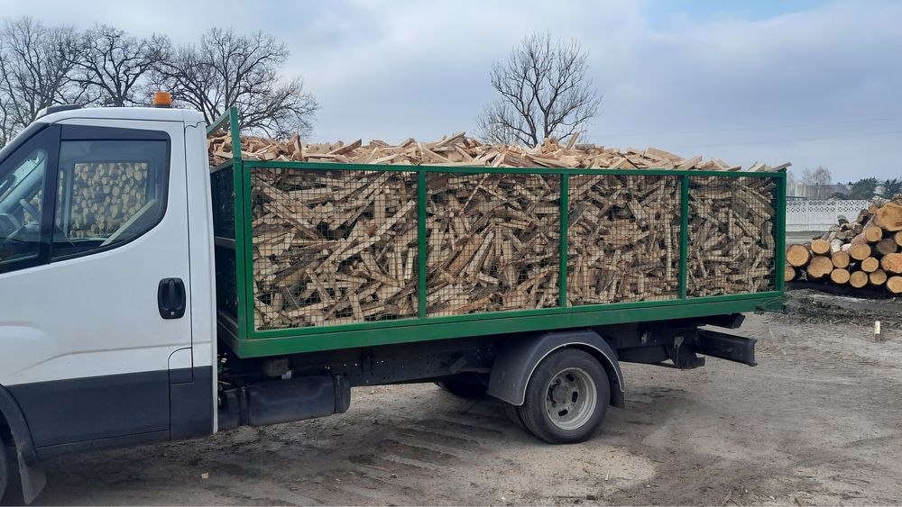 Drewno kominkowe opałowe zrzyny  tartaczne