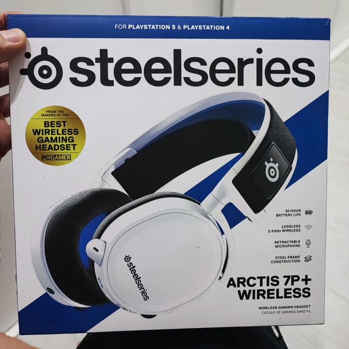 Auscultadores Gaming Wireless STEELSERIES ARCTIS 7P+ Multiplataforma